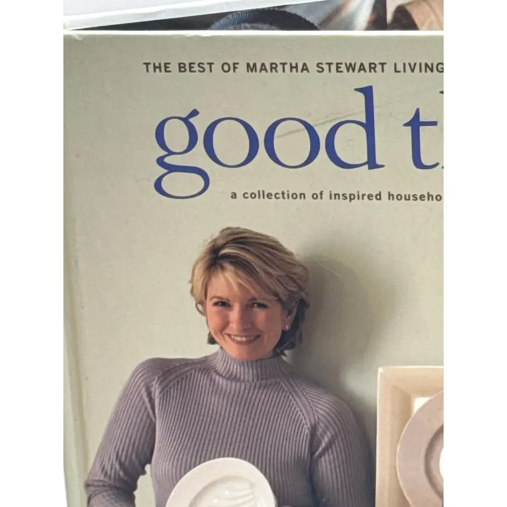 Good Things The Best of Martha Stewart Living Hardcover Home Decor Cookbook